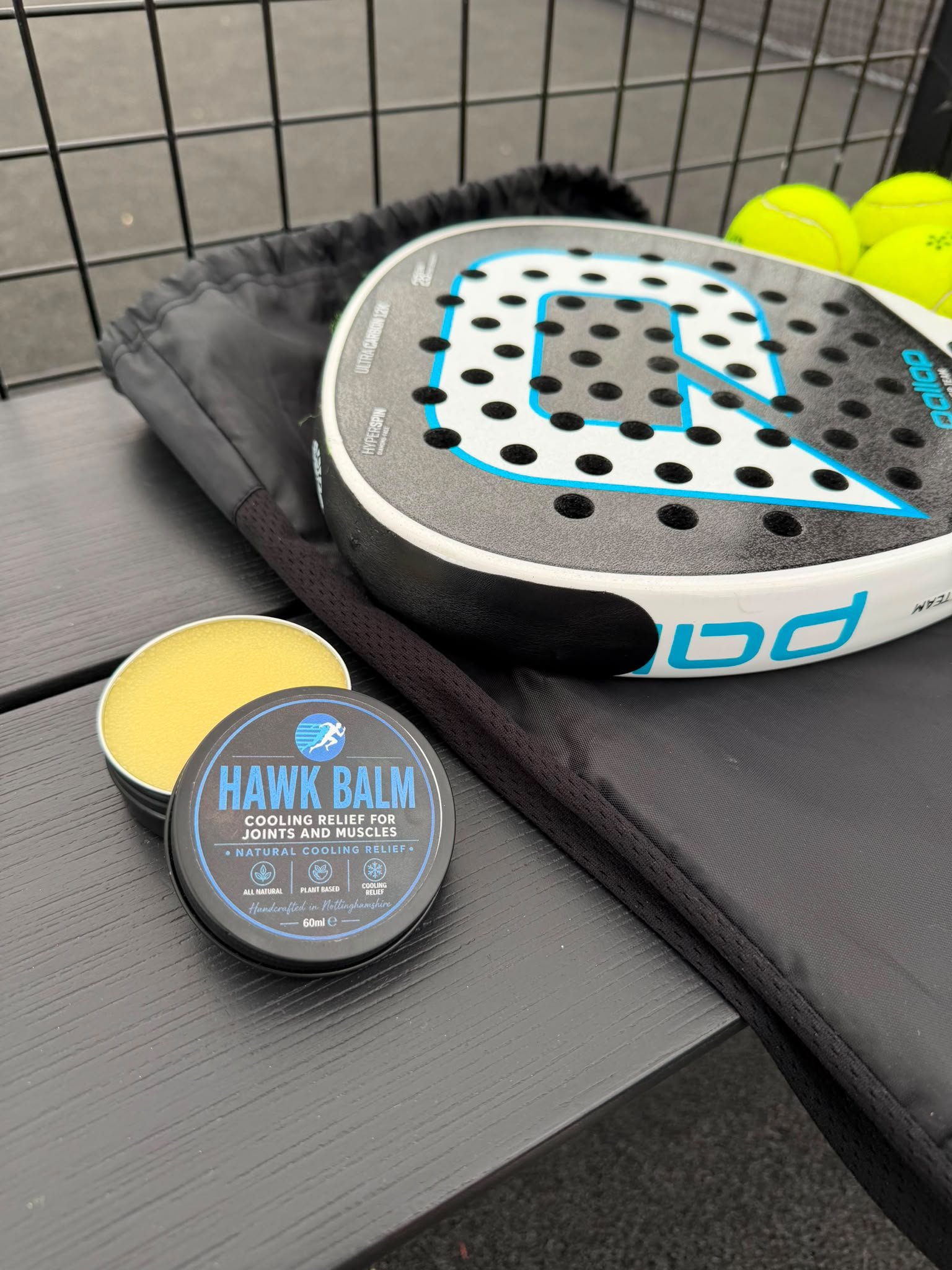 HAWK Recovery cooling balm detail